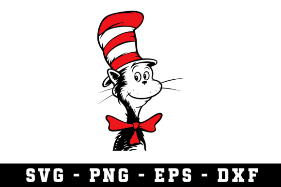 Cat in the Hat SVG Cut Files for DIY