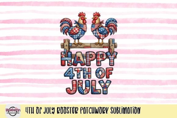 Evaluating 4th of July Rooster Patchwork Sublimation for Patriotic Crafts